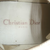 Christian Dior Walk'n'Dior Low Top Sneakers Cream Cotton Canvas Size 39