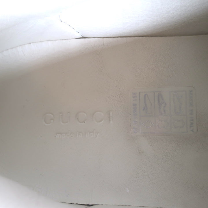 Gucci Ace Web GG Suede Low Top Sneakers Oatmeal Size 37