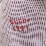 Gucci Belted Sweater Vest Rose Pink Speckled Wool Size Small