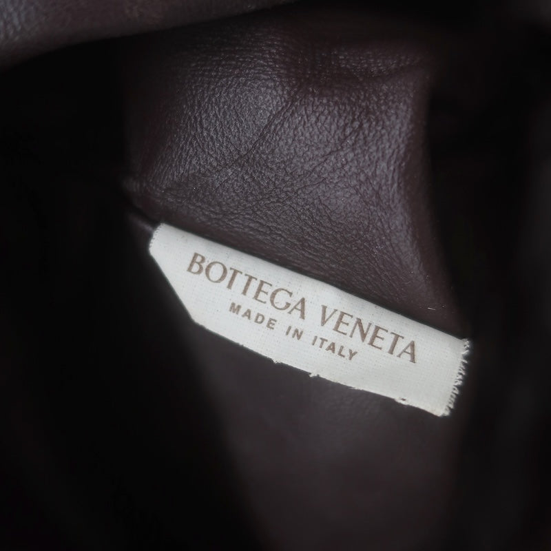 Bottega Veneta The Pouch Mini Intrecciato Leather Crossbody Bag Bordeaux