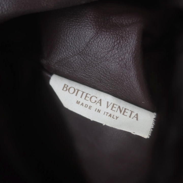 Bottega Veneta The Pouch Mini Intrecciato Leather Crossbody Bag Bordeaux