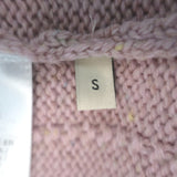 Gucci Belted Sweater Vest Rose Pink Speckled Wool Size Small