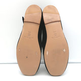 Doen Mary Jane Slippers Black Velvet Size 37.5