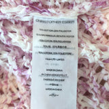 Christopher Esber Crochet Knit Maxi Dress Lilac Cotton-Blend Size Small