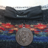 Alanui Greenland Cashmere Sweater Floral Fair Isle Jacquard Knit Size Small
