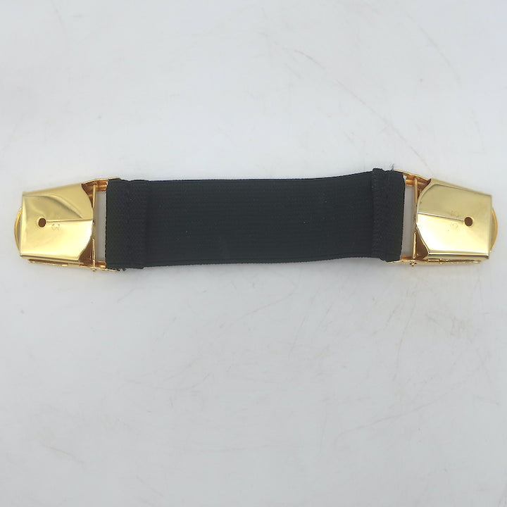 Vintage Chanel 94P Logo Armband Sleeve Garter Black Nylon