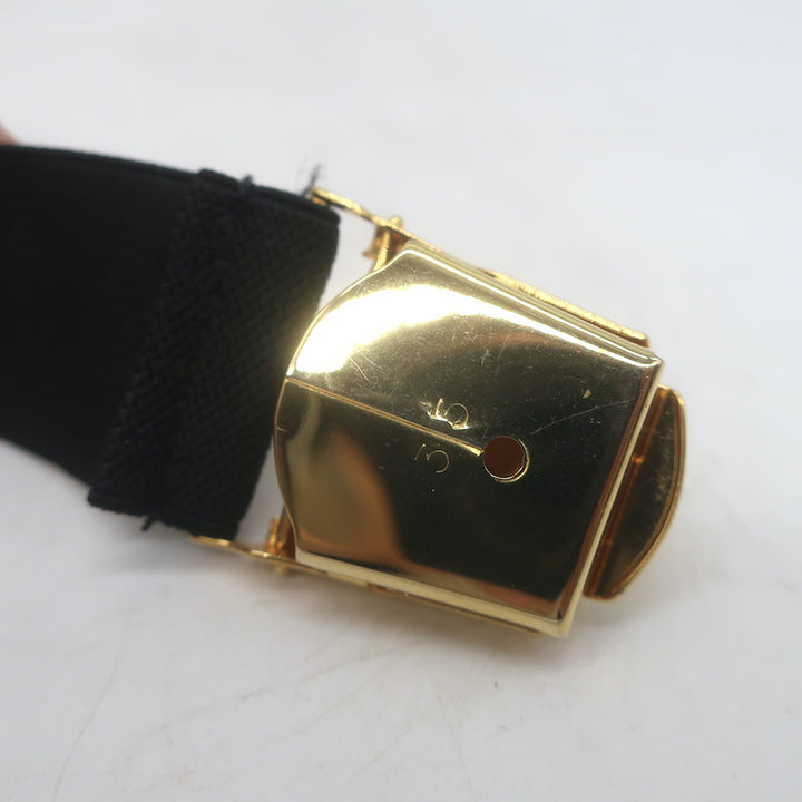 Vintage Chanel 94P Logo Armband Sleeve Garter Black Nylon