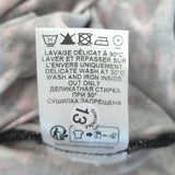 Isabel Marant Etoile Lisy Wrap-Front Dress Black/Pink Printed Jersey Size 42 NEW