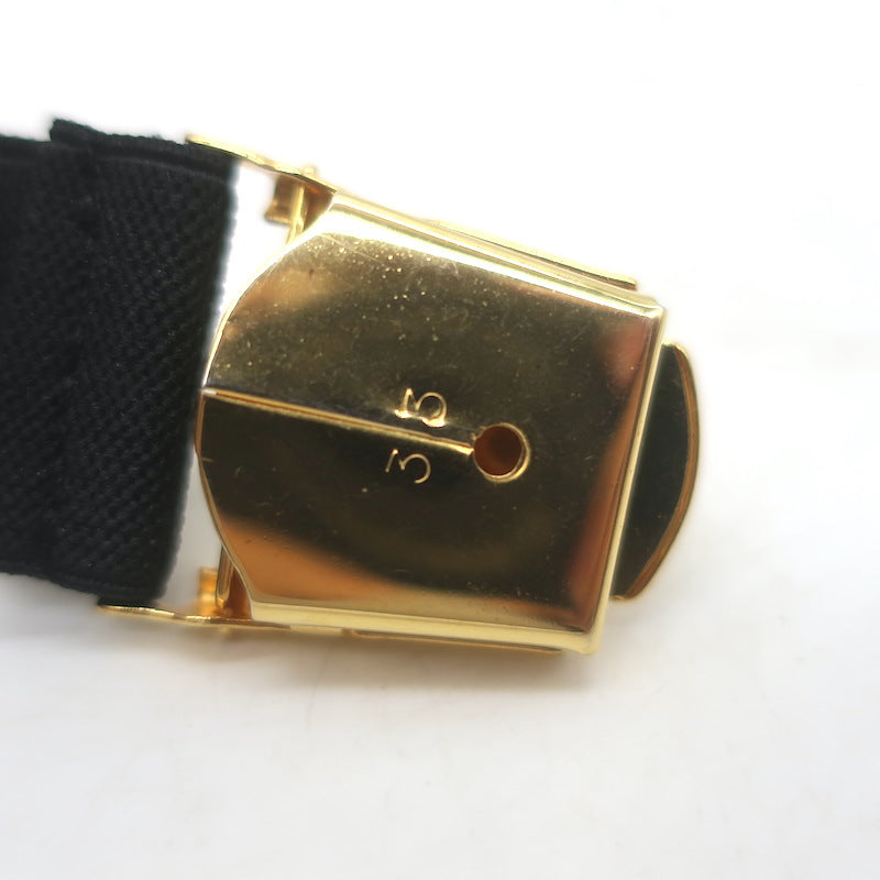 Vintage Chanel 94P Logo Armband Sleeve Garter Black Nylon