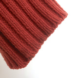 G. Label by goop Theo Crewneck Sweater Rust Wool-Cashmere Size Medium