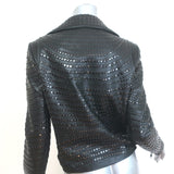 A.L.C. Blake Studded Leather Biker Jacket Black Size 6