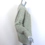 Jenni Kayne Cocoon Crewneck Sweater Sage Gray Alpaca-Wool Size Medium