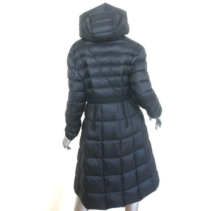 Moncler Cantache Hooded Down Puffer Coat Black Size 3
