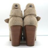 Rag & Bone Harrow Ankle Boots Stucco Suede Size 37.5 High Heel Booties