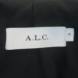 A.L.C. Blake Studded Leather Biker Jacket Black Size 6