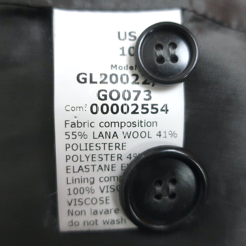 G. Label by Goop Blazer Gray Stretch Wool Size 10 One-Button Jacket
