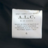 A.L.C. Blake Studded Leather Biker Jacket Black Size 6