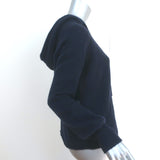 360 Cashmere Hooded Sweater Navy Cashmere Size Extra Small