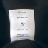 Kule Shirt-Cuff Cashmere Crewneck Sweater Navy Ribbed Knit Size Small