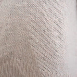 Derek Lam 10 Crosby Open-Back Sweater Pink Cashmere-Blend Size Extra Small