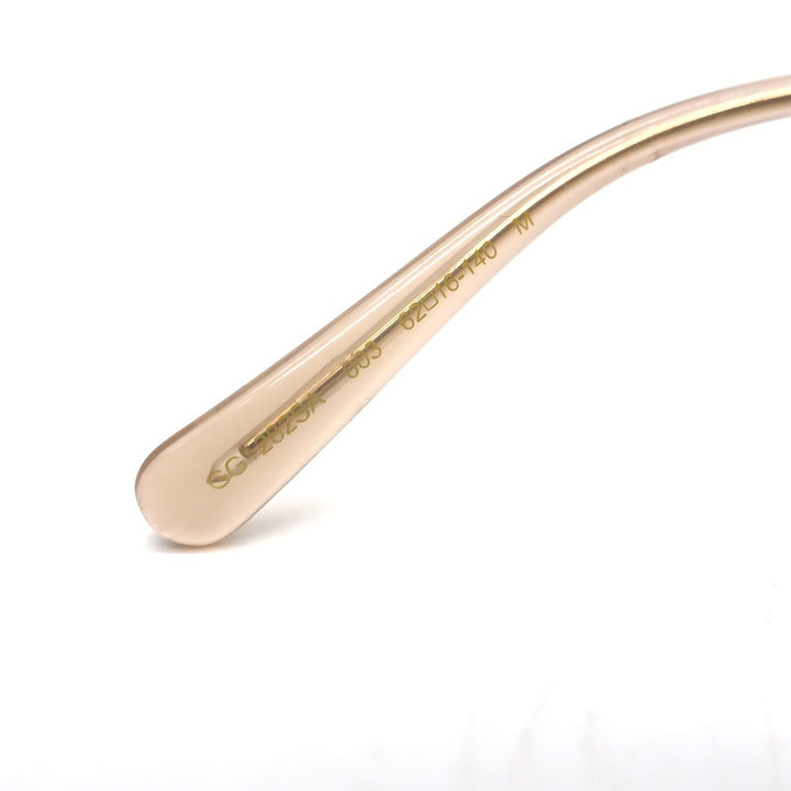 Gucci Not A Fork Oversized Square Sunglasses Gold 62mm GG282SA 003