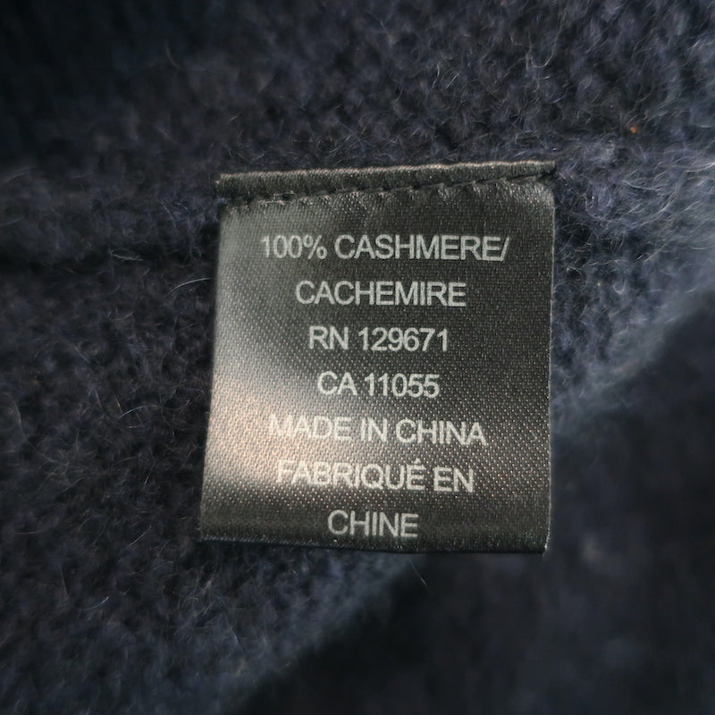 360 Cashmere Hooded Sweater Navy Cashmere Size Extra Small