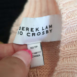 Derek Lam 10 Crosby Open-Back Sweater Pink Cashmere-Blend Size Extra Small