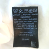 Isabel Marant Etoile Zewel Metallic Logo T-Shirt White Linen Size Large