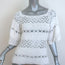 Zimmermann Cassia Crochet Top White Cotton Size 2