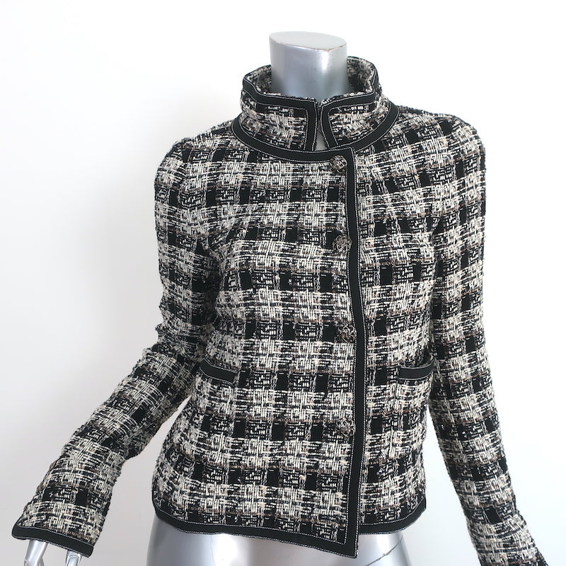 S/S 2009 Tweed Embellished Trim Jacket, Authentic & Vintage