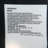 AMI Paris Ami De Coeur Embroidered Cardigan Black Cotton-Wool Size Small