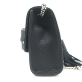 Gucci Miss Bamboo Studded Small Crossbody Black Leather Chain Strap Shoulder Bag