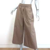 Loewe Paula's Ibiza High Rise Culottes Tan Cotton-Blend Size Medium