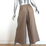 Loewe Paula's Ibiza High Rise Culottes Tan Cotton-Blend Size Medium