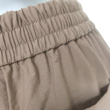 Loewe Paula's Ibiza High Rise Culottes Tan Cotton-Blend Size Medium