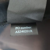 AllSaints Fleur Asymmetric Dress Black Satin-Paneled Georgette Size US 6