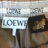 Loewe Paula's Ibiza High Rise Culottes Tan Cotton-Blend Size Medium