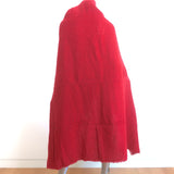 Chanel CC Camellia Throw Blanket Red Wool-Mohair