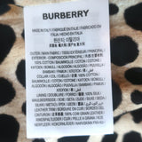 Burberry Carrington Dalmation Print Car Coat Off-White Cotton Size US 2