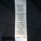 FRAME The Gathered Puff Sleeve Top Navy Cotton Poplin Size Small