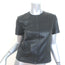 T by Alexander Wang Leather Shirt Black Size Small Short Sleeve Top