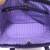 Louis Vuitton Cosmic Blossom PM Tote Purple Printed Coated Canvas Shoulder Bag