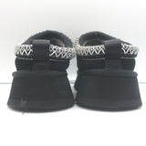 UGG Tazz Platform Slippers Black Suede Size 8