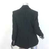 Veronica Beard Miller Dickey Jacket Black Size 8 Double Breasted Blazer