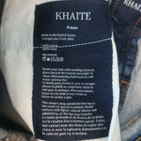Khaite Preen Wide Leg Jeans Dark Denim Size 26