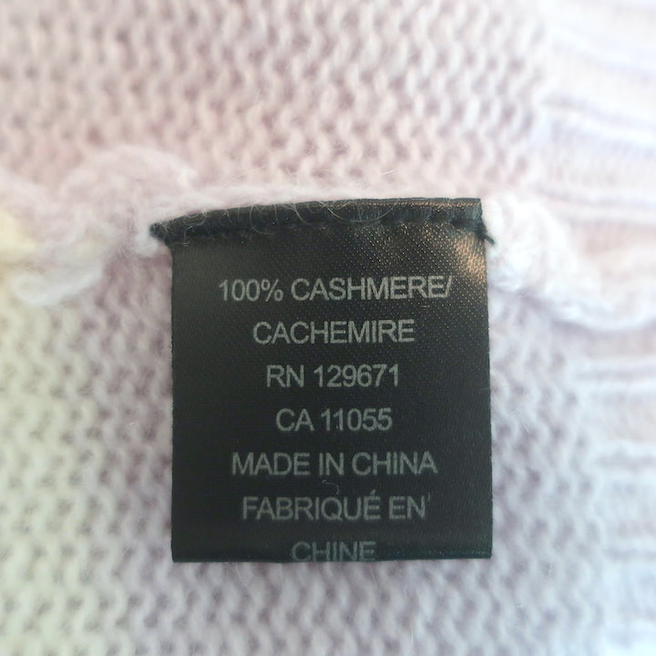 360 Cashmere Embrey Star Sweater Lavender Size Large