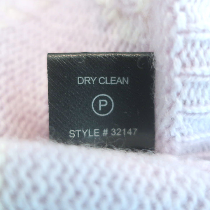 360 Cashmere Embrey Star Sweater Lavender Size Large
