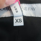 Morgane Le Fay Leopard Print Faux Fur Hooded Jacket Brown Size Extra Small