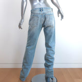 The Attico Boyfriend Jeans Light Blue Denim Size 40