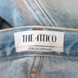 The Attico Boyfriend Jeans Light Blue Denim Size 40